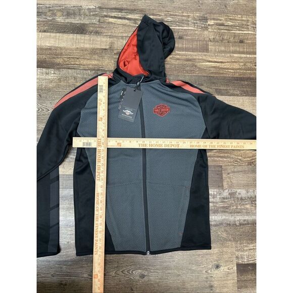 Harley-Davidson Men's Performance Wicking Colorblocked Hoodie Size Small nWT - Picture 3 of 10
